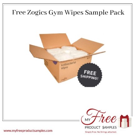 Free Zogics Gym Wipes Sample Pack
