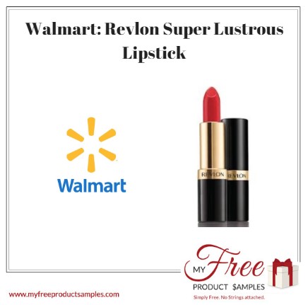 Walmart: Revlon Super Lustrous Lipstick $0.47