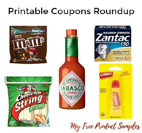 Newest Coupon Roundup: Frigo, Carmex, Tabasco, M&amp;M’S &amp; More ...