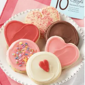 FREE Valentine's Sticker at Crumbl Cookies Today