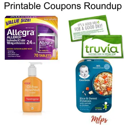 Printable Coupons Roundup: NEUTROGENA, Raisin Bran, Allegra-D &amp; More ...