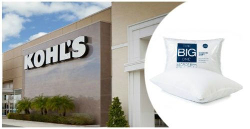 The Big One Bath Towels and Pillows for $2.39 at Kohl's.