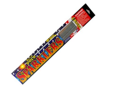 Phantom Fireworks - Free Pack of 6 Gold Sparklers