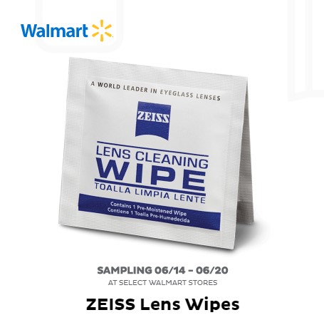 Freeosk: Free Zeiss Lens Cleaning Wipes at Walmart