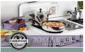 Farberware Cookware ‘School Night’ Sweepstakes