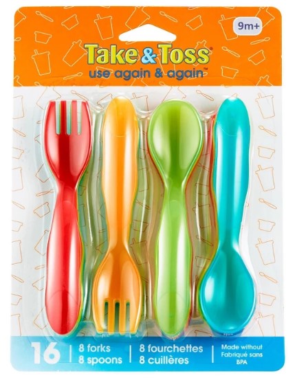 The First Years Take & Toss Flatware 16ct $1.99