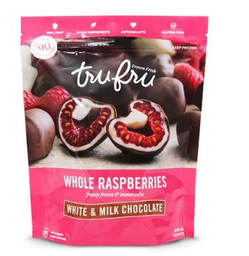 Free Tru Fru Frozen Fresh Raspberries In Premium Chocolate ...