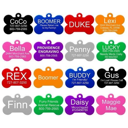 Custom Engraved Dog & Cat Tags Only $3.99 