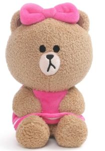 line friends choco plush