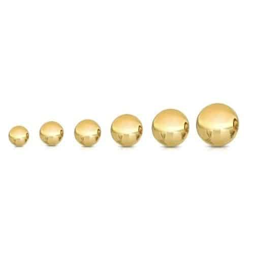 SAVE 93% OFF Solid Gold Ball Stud Earrings