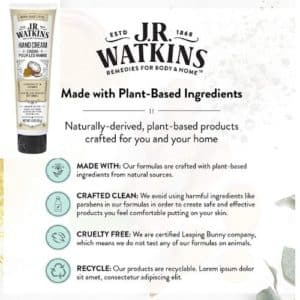 Save 55% on J.R. Watkins Hand Cream ONLY $4.04 at Amazon