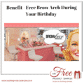 Benefit – Free Brow Arch During Your Birthday