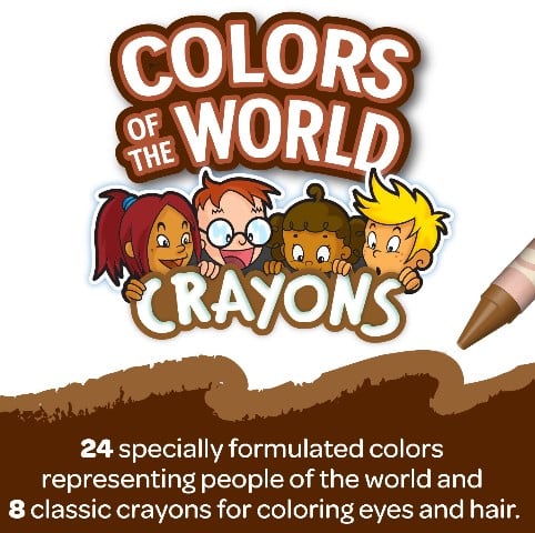Walmart: Pre-order Crayola Crayons 32 Pack, Colors of the World, Multicultural Crayons
