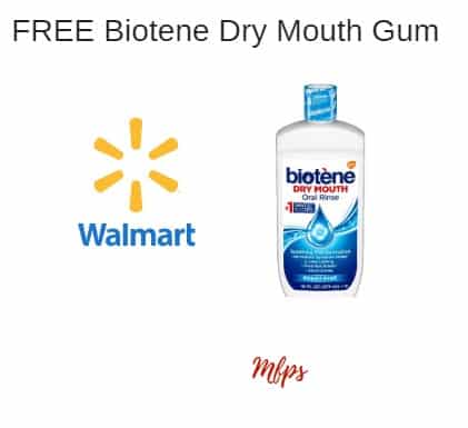 Walmart: FREE Biotene Dry Mouth Gum