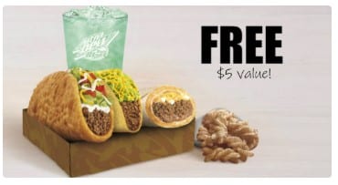 Free $5 Chalupa Cravings Box at Taco Bell - Today