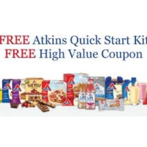Free $5 Off in Atkins Coupons & Quick Start Guide