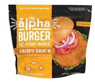 Free Alpha Foods Crispy Chik'n Burgers From Social Nature