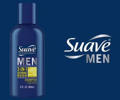 Free Suave Men 3-in-1 Citrus Rush Sample