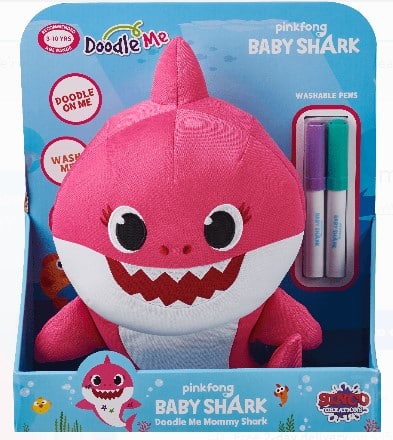 Walmart: Pinkfong Mommy Shark Doodle & Wash Plush Doll