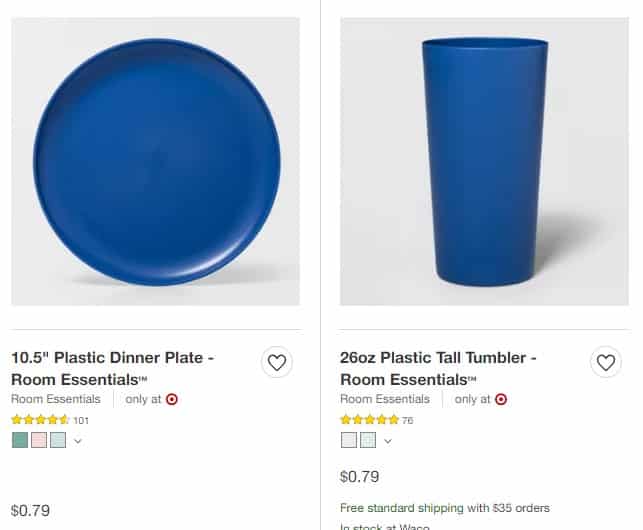 Target: Room Essential Tableware Starting From $0.79