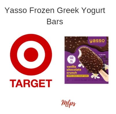 Target: Yasso Frozen Greek Yogurt Bars $2.09
