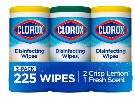 Clorox Disinfecting Wipes, 3 Pack $9.94 | MyFreeProductSamples.com