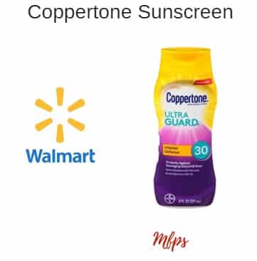 Walmart: Coppertone Sunscreen ONLY $2.97 Each Starting 6/28