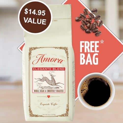 FREE Amora Premium Coffee- Just Pay $1 Shipping