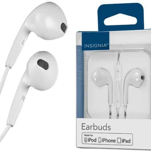 Insignia Wired Earbud Headphones ONLY $9.99 (Reg $20)