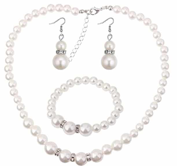 Elegant Pearl Jewelry Set ONLY $3.98 Shipped