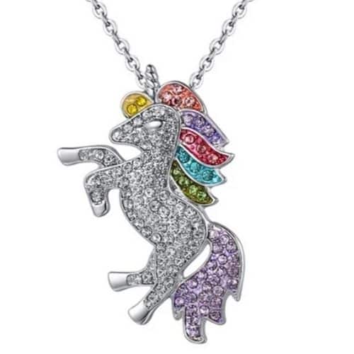 Rhinestone Unicorn Necklace ONLY $1.99 Shipped on Amazon