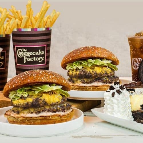 The Cheesecake Factory HOT $20 Burger Meal & Cheesecake for 2