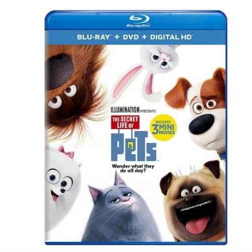 The Secret Life of Pets on Blu-ray DVD ONLY $9.97 (Reg. $20) @Amazon.
