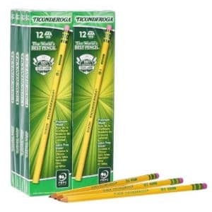 Ticonderoga Wood-Cased Pencils 96-Pack for ONLY $10.28