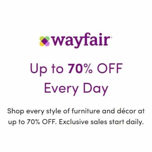 Wayfair.com Deals on Furniture and Decor