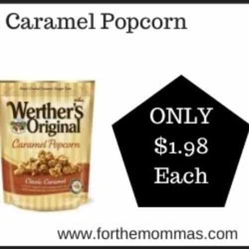 Walmart: Werther’s Caramel Popcorn ONLY $1.98 Each Starting 8/16