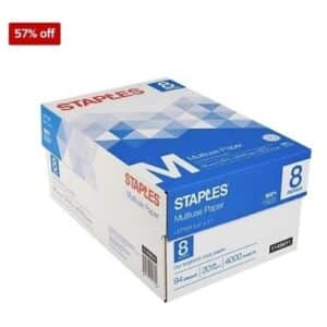 ONLY $23.99 for 4,000 Sheets at Staples on 9/2 + Ships FREE