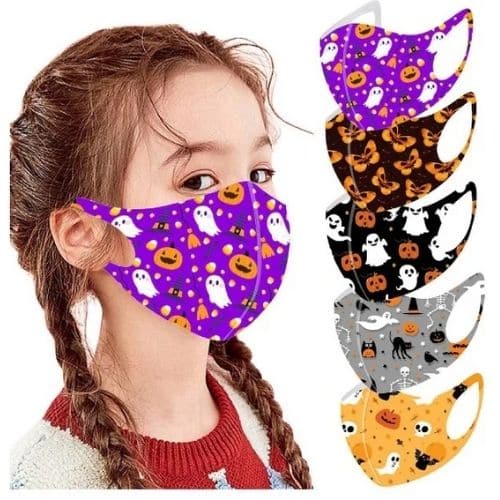 Amazon Halloween Face Masks 5Piece ONLY 1.99