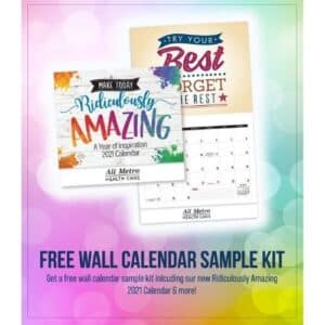 FREE Positive Promotions 2021 Wall Calendar