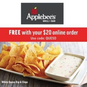 FREE White Queso Dip and Chips