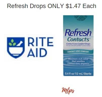 Rite Aid: Refresh Drops ONLY $1.47 Each