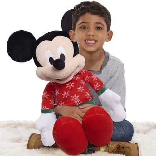 Disney Mickey Mouse Large Holiday Plush ONLY $9.99 (Reg $20) at Amazon.
