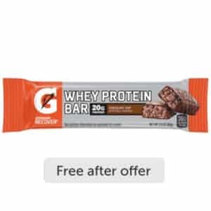 FREE Gatorade Recover Protein Bar