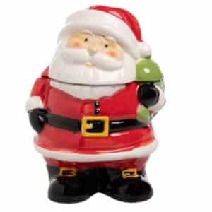 Santa Claus Ceramic Holiday Treat Jar ONLY $12