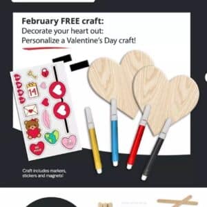 FREE Valentine’s Day Kids Craft Activity