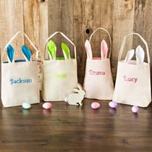 Personalized Bunny Tote Bags ONLY $9.99 + FREE Shipping