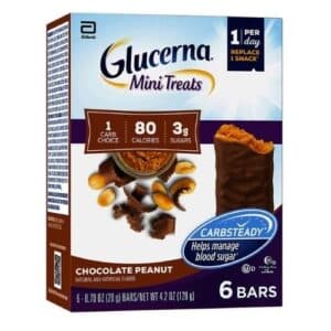 Glucerna Mini Treats Snack Bars as low as $1.00 at Walgreens