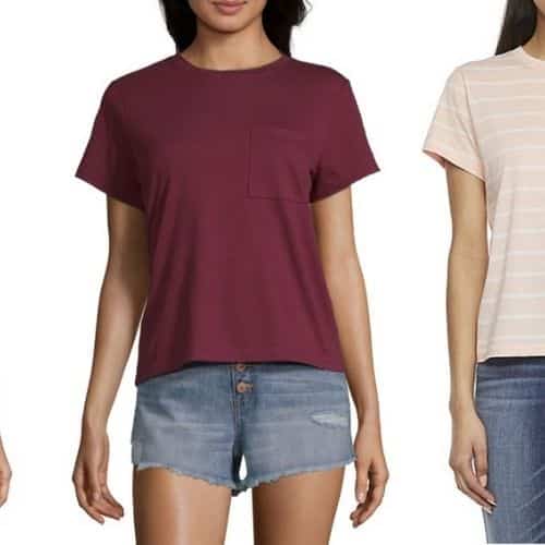 JCPenney: Liz Claiborne Long Sleeve T-Shirt ONLY $6.99 (Reg $22)