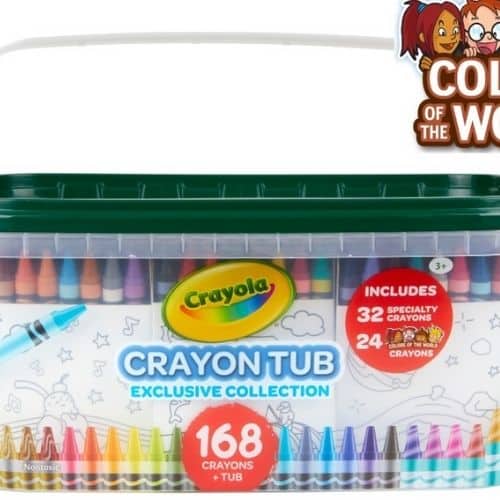 168ct Crayola Colors Of The World Crayons Tub On Sale For $10 At ...