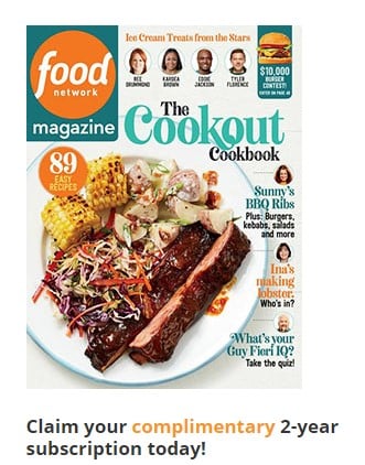 Free Subscription to Food Network Magazine